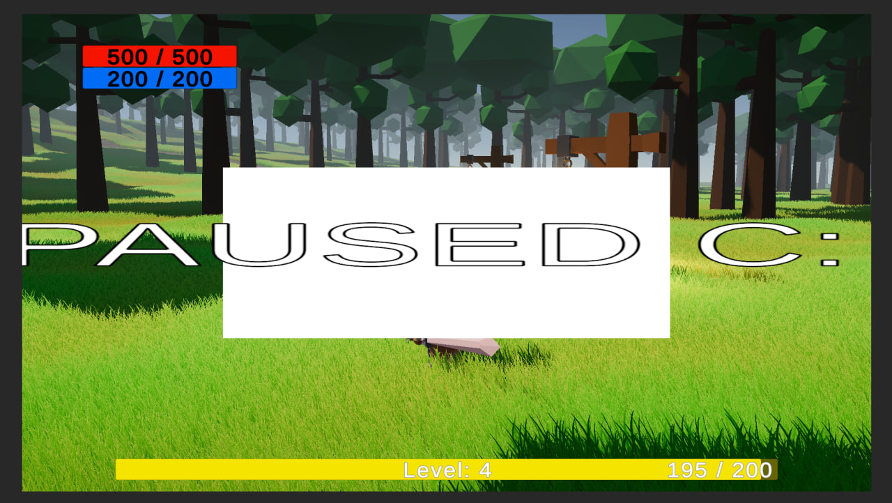image of the pause screen