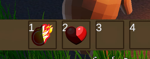 Image of the healing ability icon on cooldown