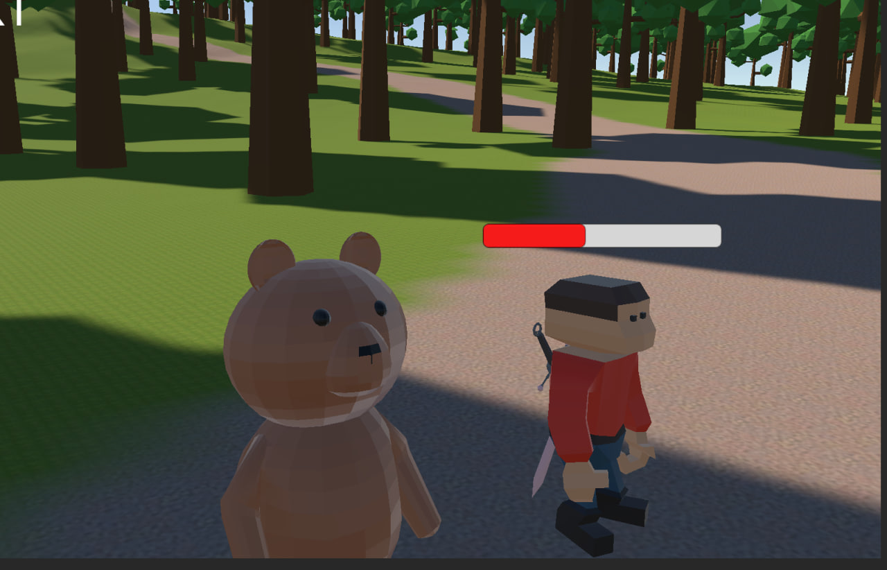 image of enemies with health bars