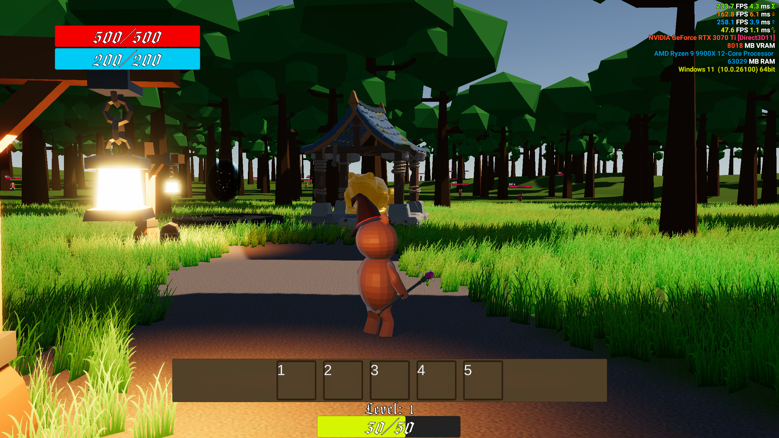 screenshot of the game showing an FPS counter top right