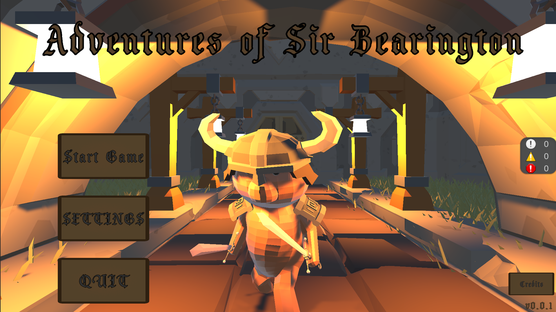 image of the new main menu