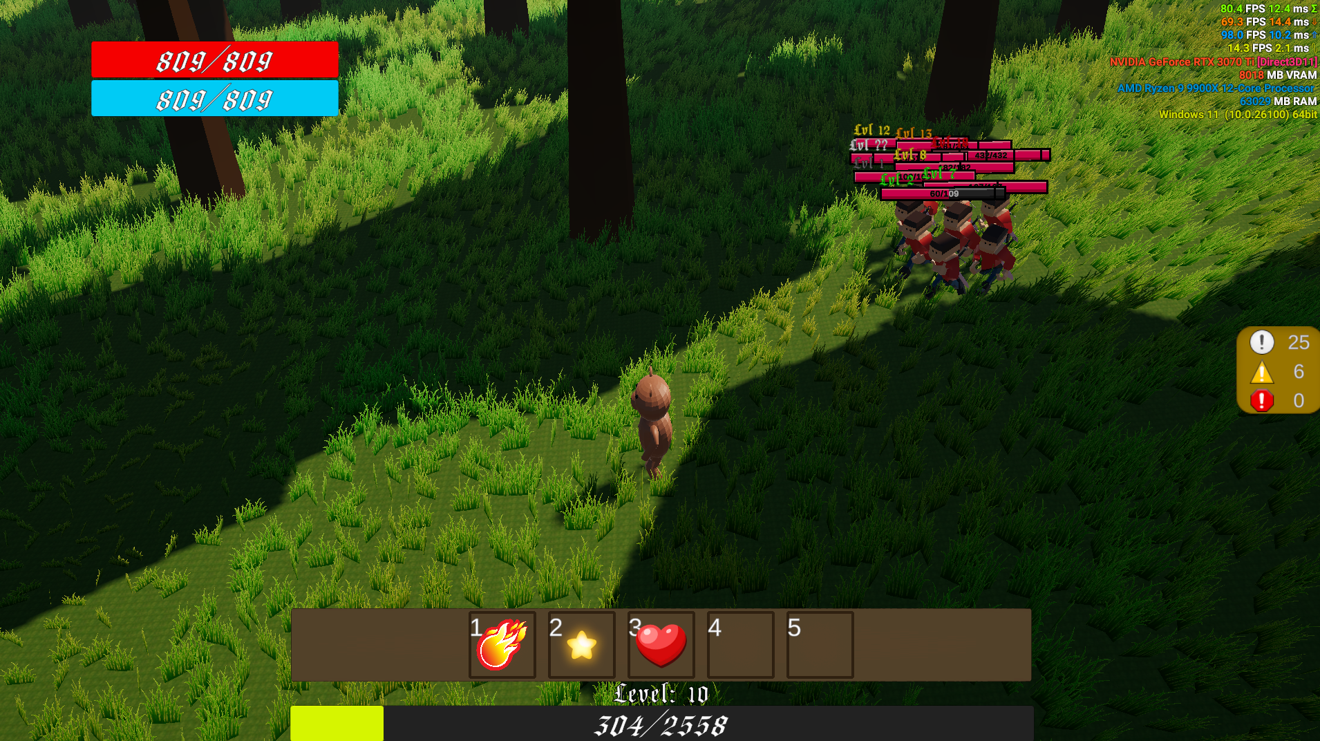 image of level colors