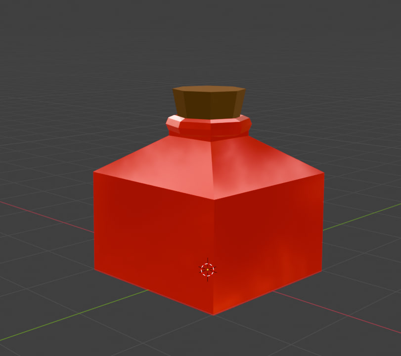 Image of the 3D model for the potion
